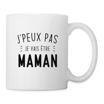 Je Peux Pas Je Vais Être Maman Cadeau Future maman - Mug blanc - blanc - Droite
