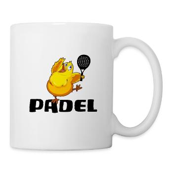 Padel Padeltennis "padel-chick" - Tasse - Weiß - Rechts