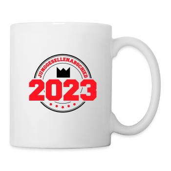 JGA 2023 - Bräutigam - Junggesellenabschied Krone - Tasse - Weiß - Rechts