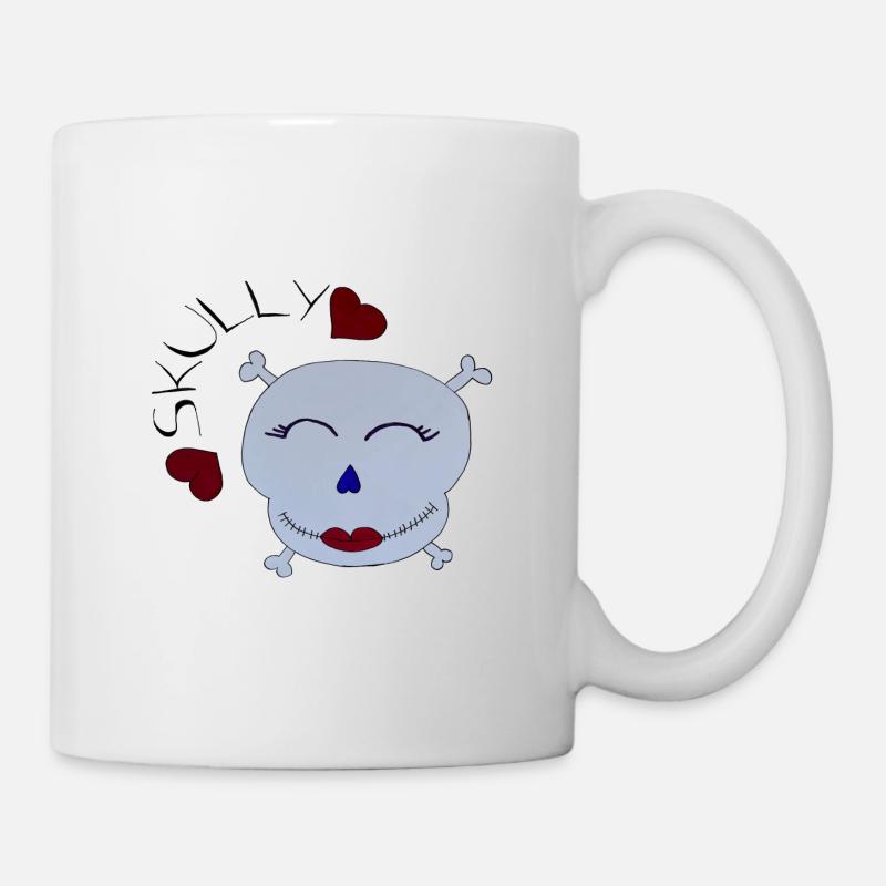 Skully - Tasse - Weiß