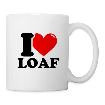 I love loaf - Mug - white - Right