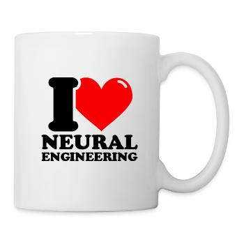 I love neural technology - Mug - white - Right