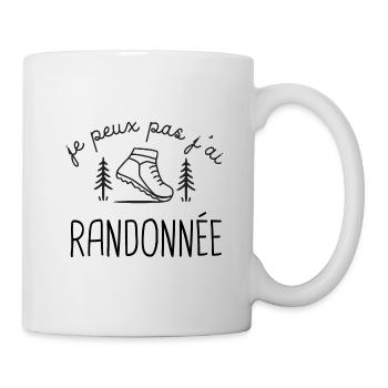 Randonnée Rando randonneur - Mug blanc - blanc - Droite