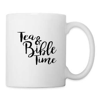 Tea & Bible Time - Tasse - Weiß - Rechts