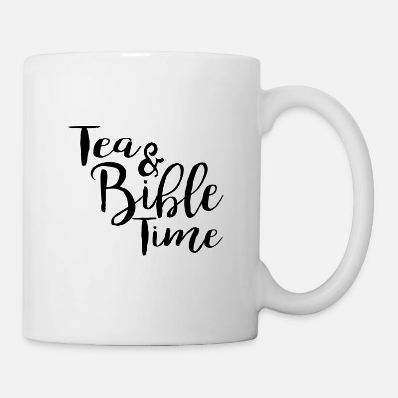 Tea & Bible Time - Tasse - Weiß