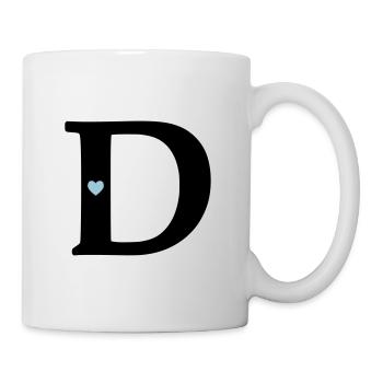 point d Initial letter - Mug - white - Right
