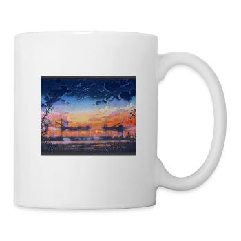 City at Dusk, Japan - Mug - white - Right