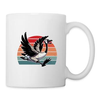 Lustige kanadische Gans - Tasse - Weiß - Rechts