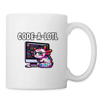 Lustige Codierung Axolotl Programmierung Geschenk - Tasse - Weiß - Rechts