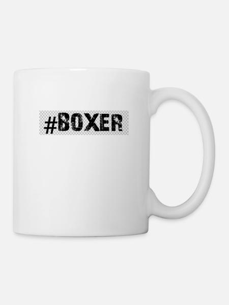 Boxer - Tasse - Weiß