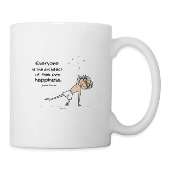 Architect of Happiness - Tasse - Weiß - Rechts