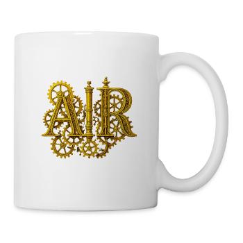 Golden Steam Letters AIR - Mug - white - Right