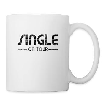 Partnersuche - Single On Tour - Tasse - Weiß - Rechts