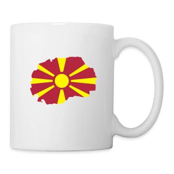 Mazedonien - Tasse - Weiß - Rechts