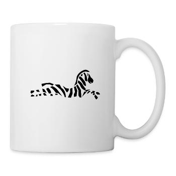 Zebra - Mug blanc - blanc - Droite