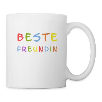 Beste Freundin - Tasse - Weiß - Rechts