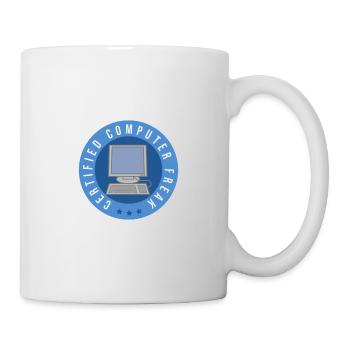 Computer certified - Computer Freak - Tasse - Weiß - Rechts