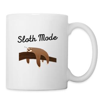 Mode paresseux - Mug blanc - blanc - Droite