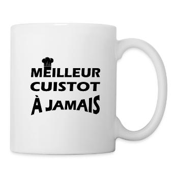 Meilleur cuistot à jamais t-shirt homme cadeau - Mug blanc - blanc - Droite