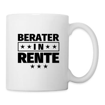 Berater in Rente Geschenke - Tasse - Weiß - Rechts