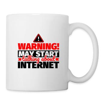Dicton amusant sur Internet - Mug blanc - blanc - Droite