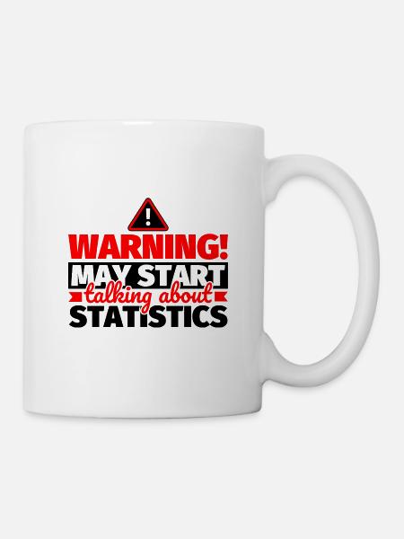 Statistiques drôles de dicton - Mug blanc - blanc