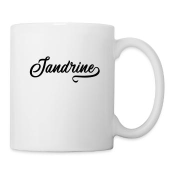 Sandrine - First name - Mug - white - Right