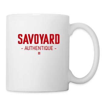 Savoyard authentique - Drapeau - Mug blanc - blanc - Droite