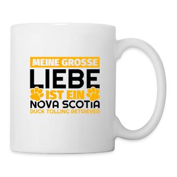 Nova Scotia Duck Tolling Retriever Geschenke lusti - Tasse - Weiß - Rechts