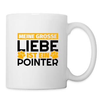 Pointer Geschenke lustig - Tasse - Weiß - Rechts