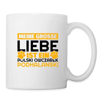 Polski Owczarek Podhalanski Geschenke lustig - Tasse - Weiß - Rechts