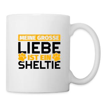 Sheltie Geschenke lustig - Tasse - Weiß - Rechts