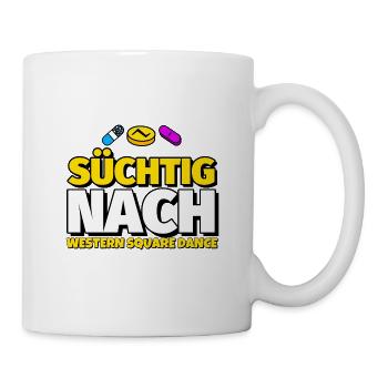 Western Square Dance Tanz lustig Geschenk - Tasse - Weiß - Rechts