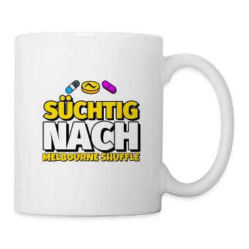 Melbourne Shuffle Tanz lustig Geschenk - Tasse - Weiß - Rechts