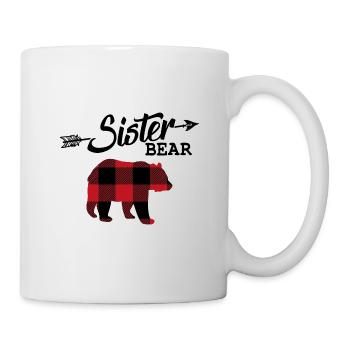 Sister Bear Child Gift Girl Christmas - Mug - white - Right