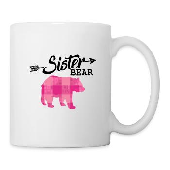 Sister Bear Child Gift Girl Christmas - Mug - white - Right