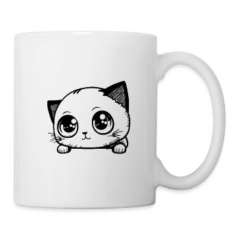 Cute Baby Cat Kitten Cats Love Children Babies - Mug - white - Right