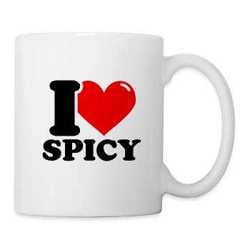 I love spicy - Mug - white - Right