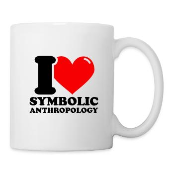 I love symbolic anthropology - Mug - white - Right