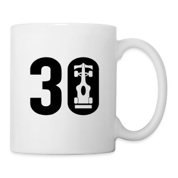 30 Formule Sport automobile - Mug blanc - blanc - Droite