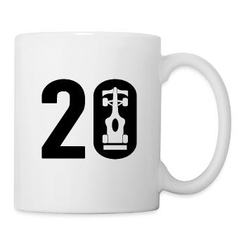 20 Formel Motorsport - Tasse - Weiß - Rechts