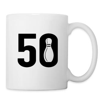 50 Bowling Bowler 50 - Mug blanc - blanc - Droite