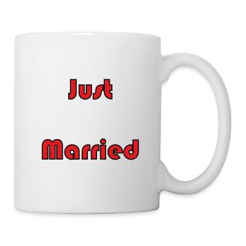 I LOVE YOU. LOVE. COUPLE. JUST MARRIED. bachelorette party. LOVE - Mug - white - Right