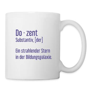Dozent Dozenten Schule Pädagoge Unterricht - Tasse - Weiß - Rechts