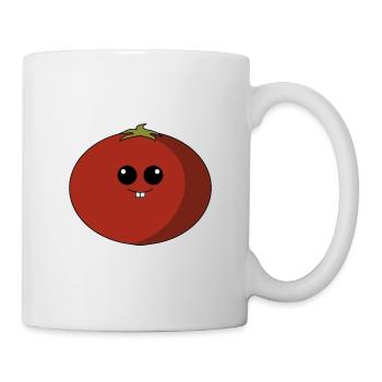Tomato with face - Mug - white - Right