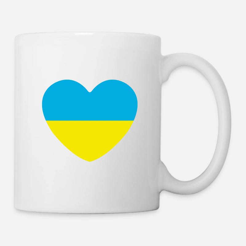 Ukraine Heart - Mug - white