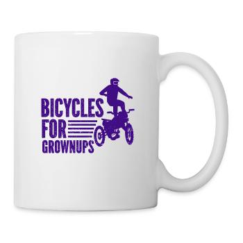 Motorrad Motocross Bike Racing Motorsport - Tasse - Weiß - Rechts