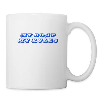 MON BATEAU MES RÈGLES - Mug blanc - blanc - Droite