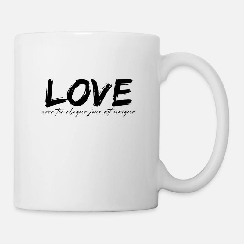 Liebe einzigartig, du - Tasse - Weiß