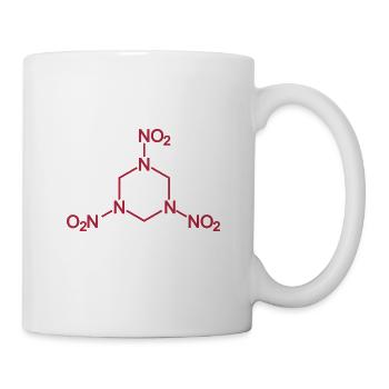 C4 explosives RDX - Mug - white - Right
